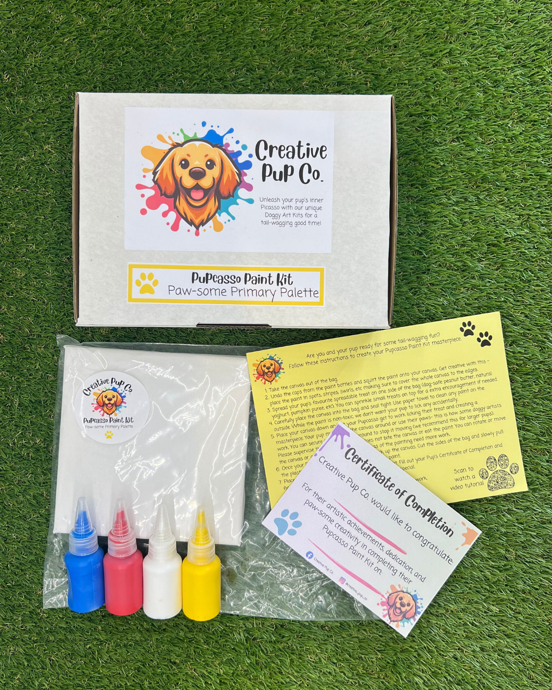 Paw-some Primary Palette Pupcasso Paint Kit
