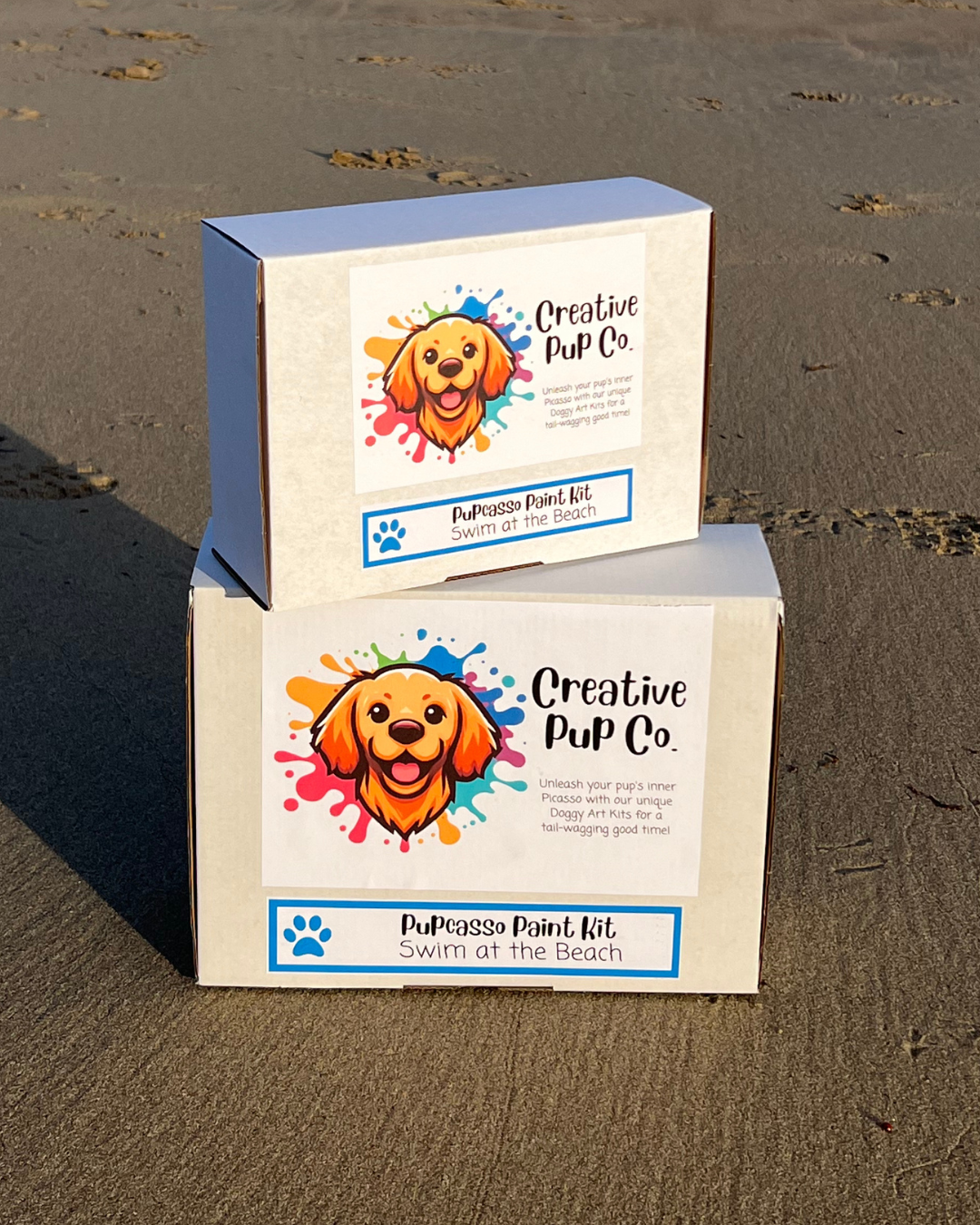 Swim at the Beach Pupcasso Paint Kit