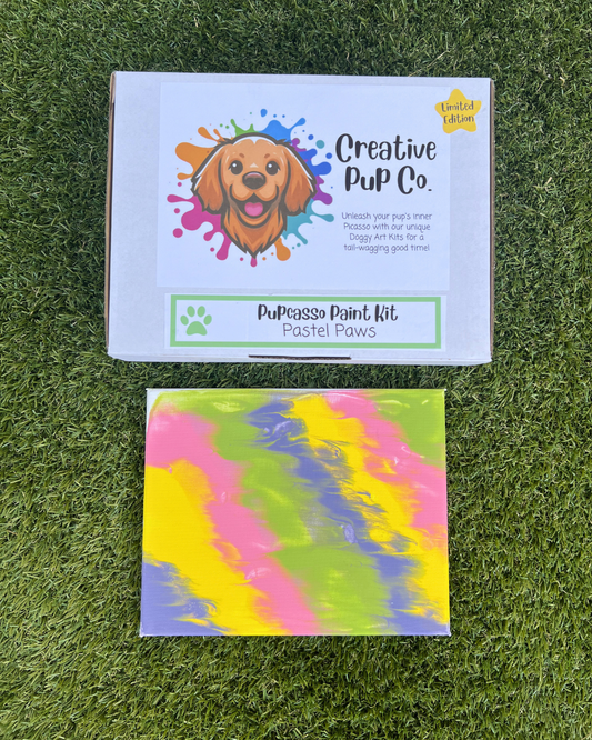 *Limited Edition* Pastel Paws Pupcasso Paint Kit