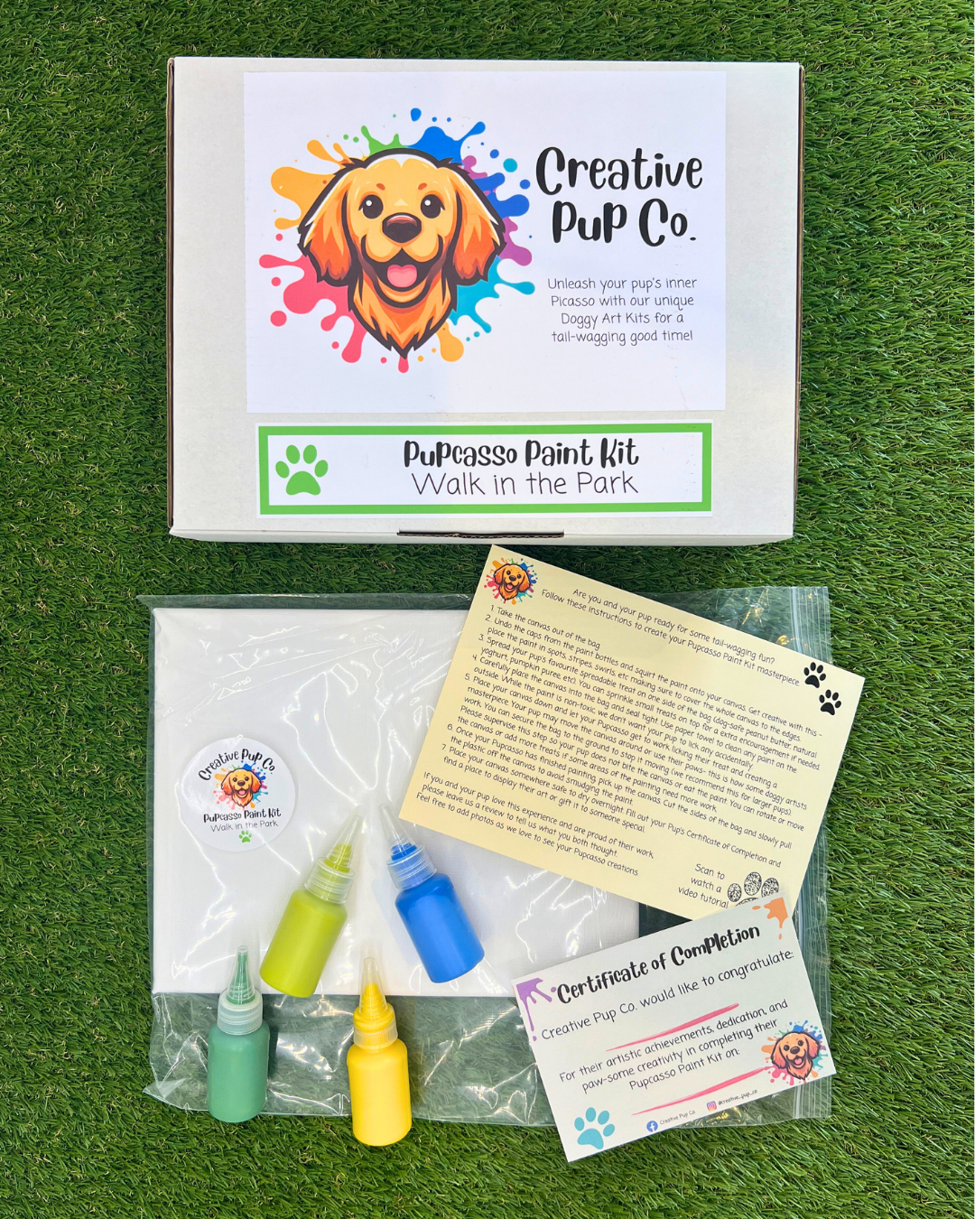 Walk in the Park Pupcasso Paint Kit