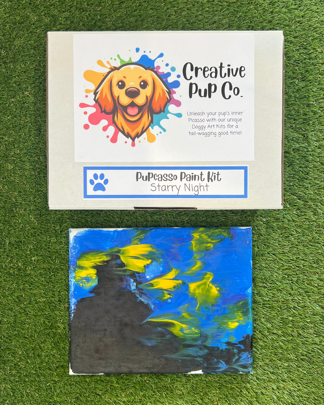 Starry Night Pupcasso Paint Kit