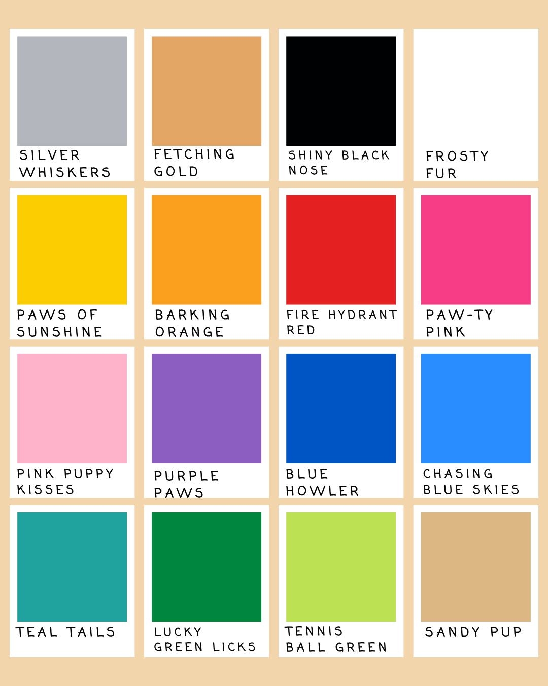 My Paw-sonal Palette Pupcasso Paint Kit